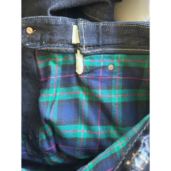 L.L. Bean Flannel Lined Jeans Square Rigger Traditional Fit NWT Mens 37 x 29 - Picture 5 of 10